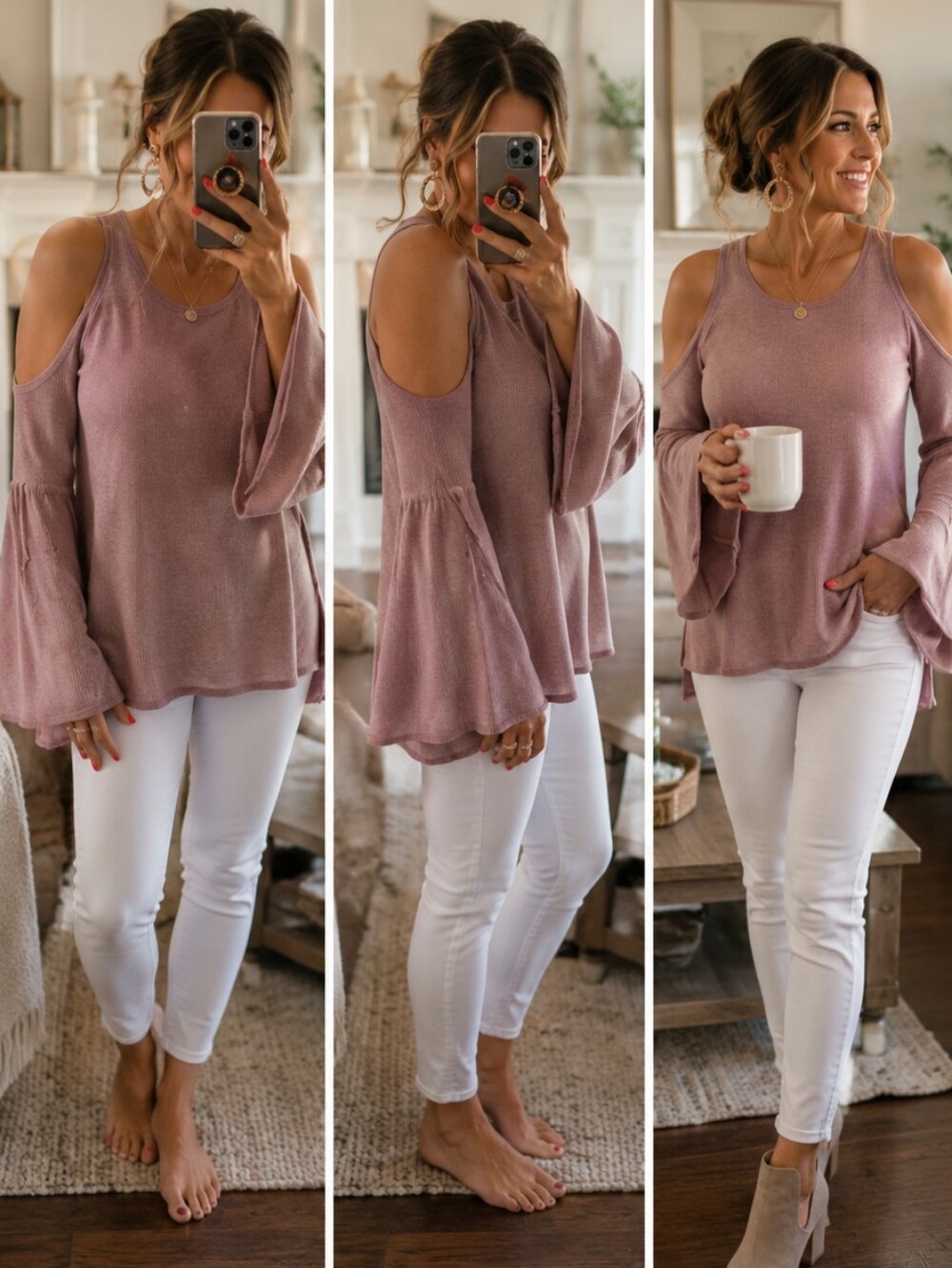 AMERICAN EAGLE OPEN SHOULDERS SWEATER
